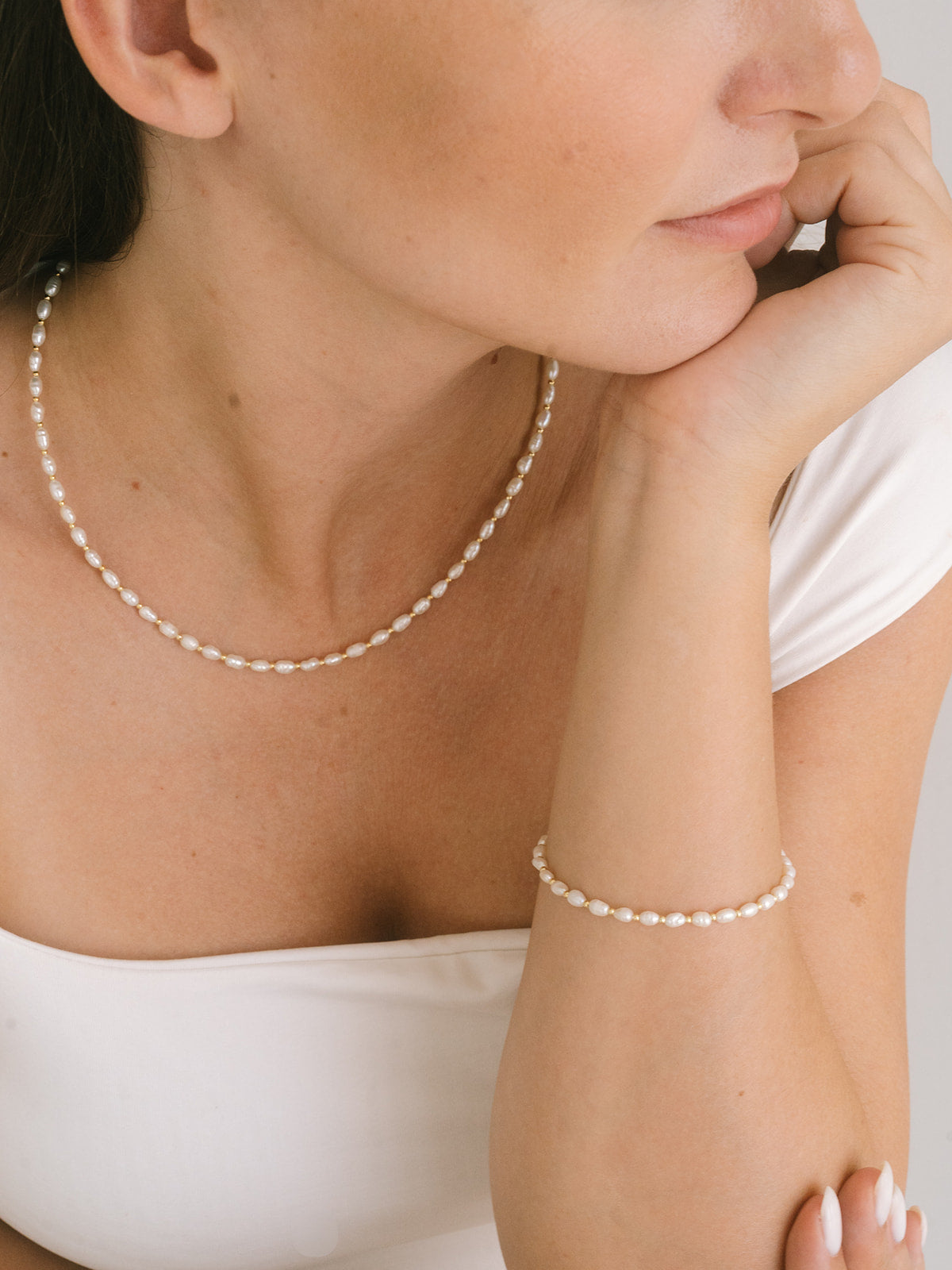 Collar de Perlas Naturales