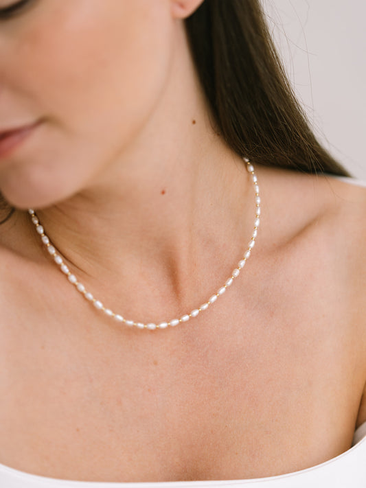 Collar de Perlas Naturales