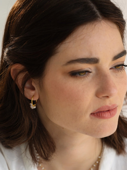 Aros de Perlas Naturales